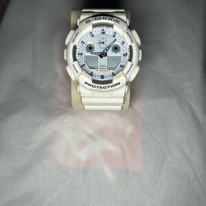 Casio G-Shock Men’s Watch White Analog Digital Shock Resistant
